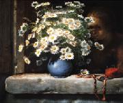 Jean Francois Millet The Bouquet of Daises Norge oil painting reproduction